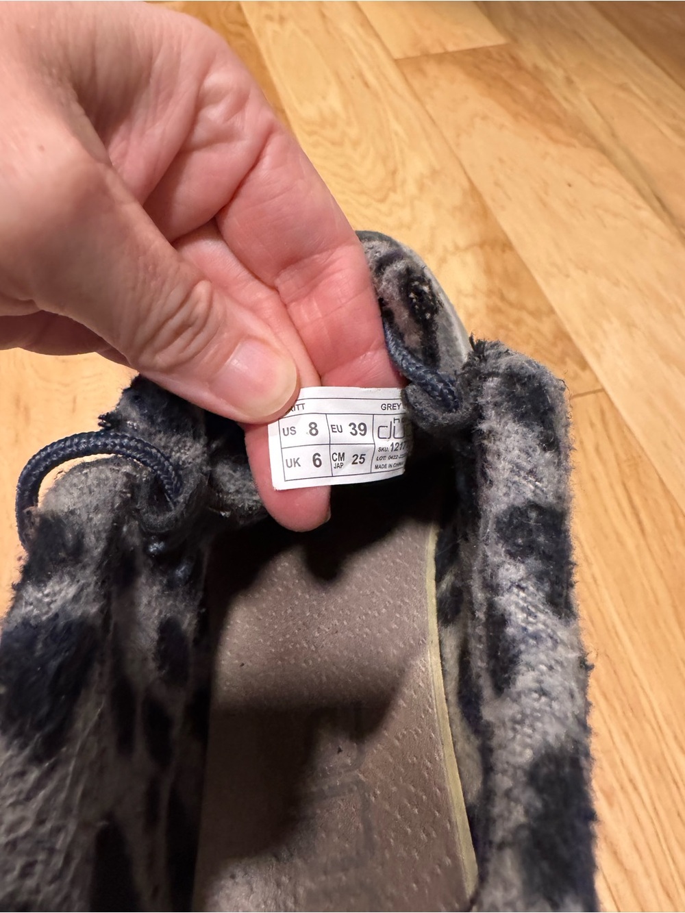 Hey Dude Charcoal Gray Cozy Lace-Up Boots - Picture 5 of 6